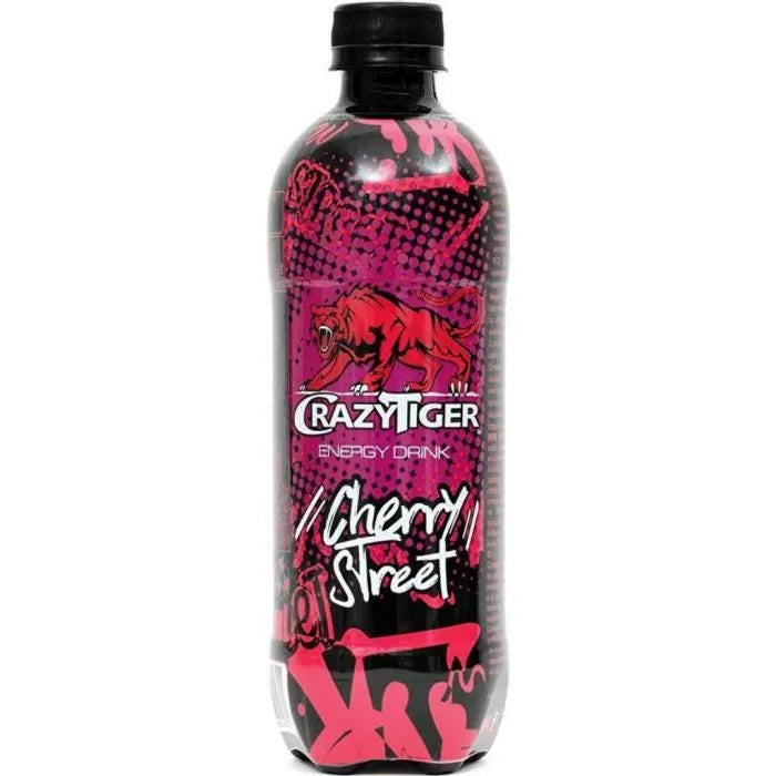 Crazy Tiger Boisson Énergisante Cherry Street – 50cl