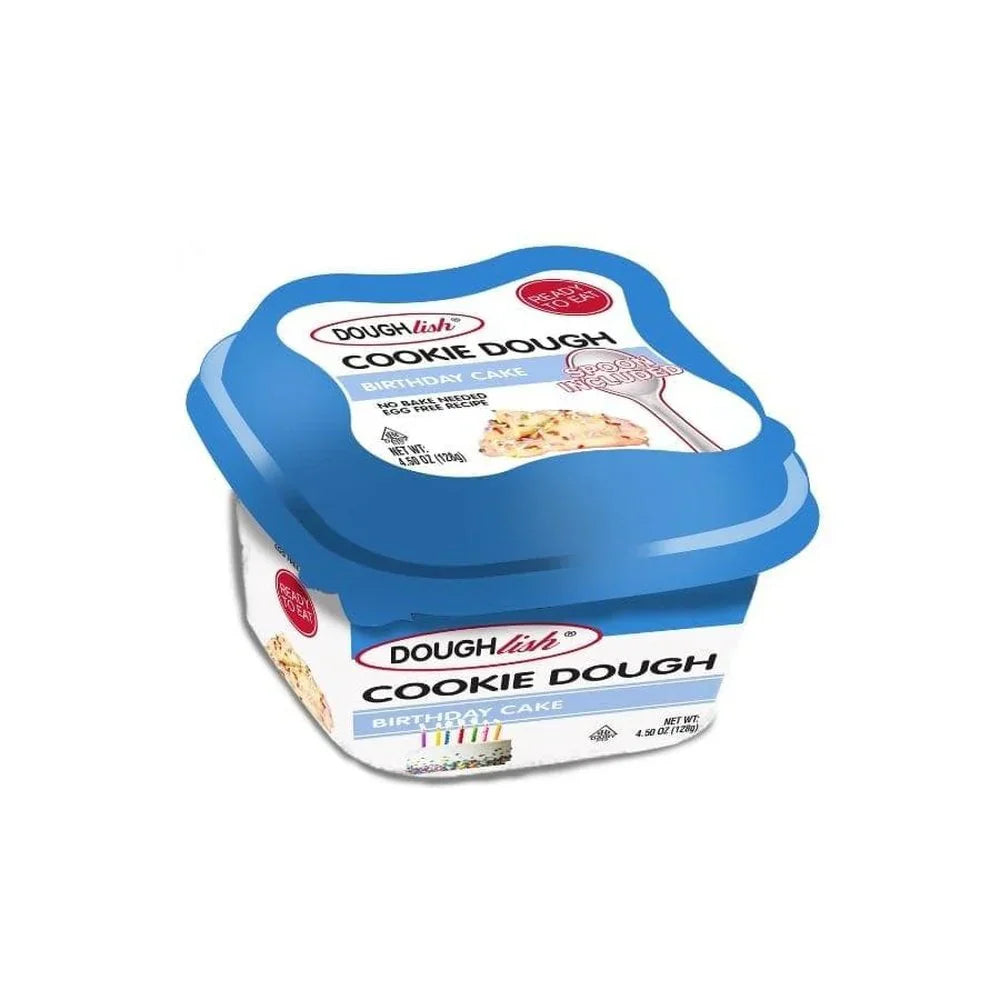 Doughlish Cookie Dough Birthday Cake
