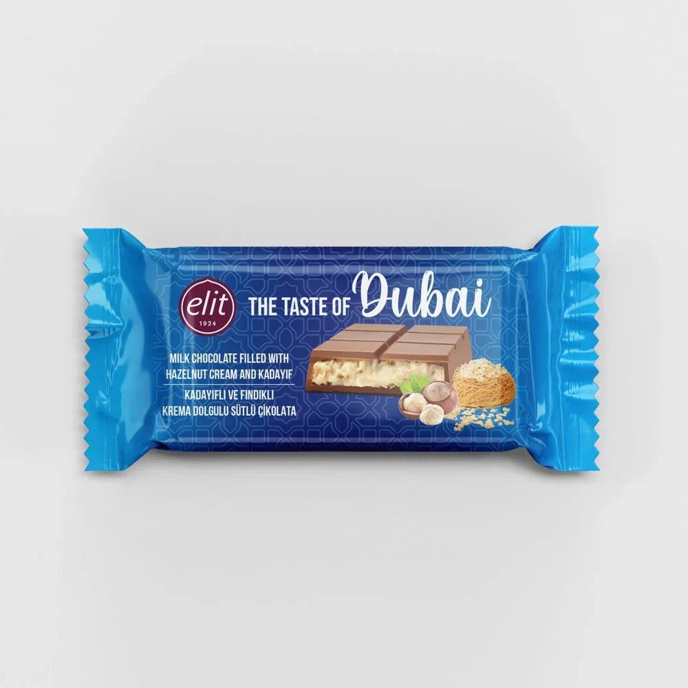 Elit Dubai Milk Chocolate Hazelnut Cream & Kadayif
