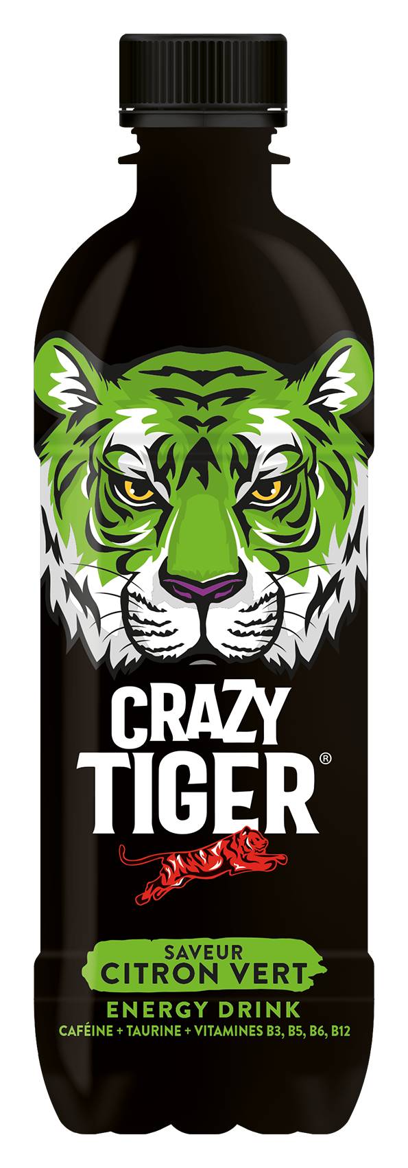 Crazy Tiger Citron Vert – Boisson énergisante 50cl