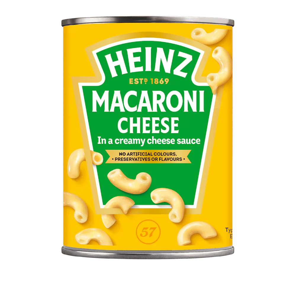 Macarrones con queso Heinz