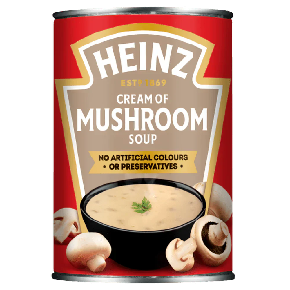 Crema de champiñones para sopa Heinz