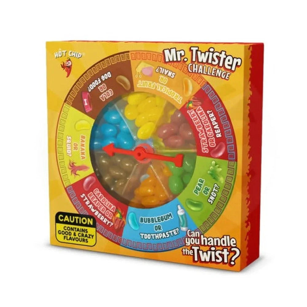 Desafío del Sr. Twister con patatas fritas calientes