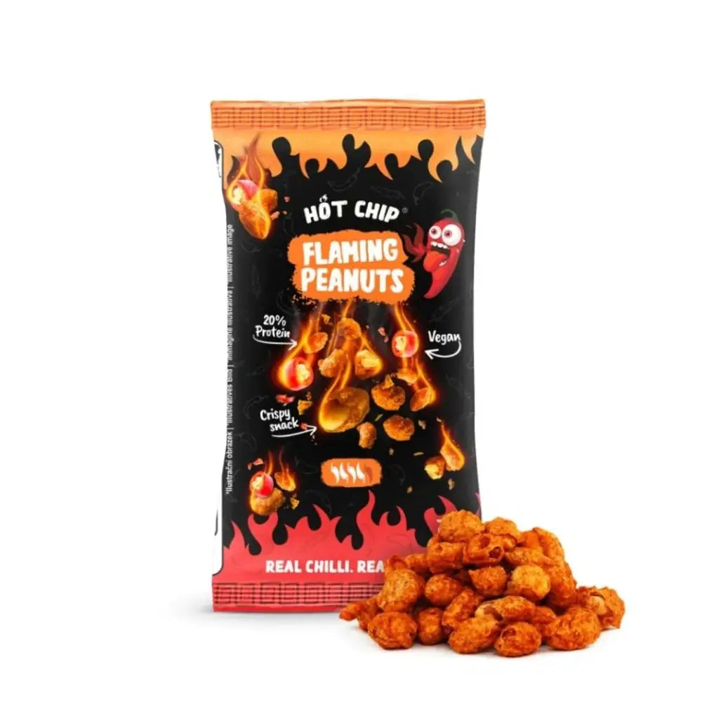 Cacahuetes calientes flameados