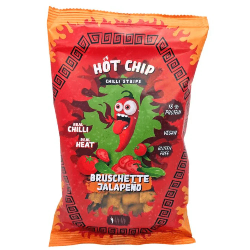 Tiras De Chips Calientes Bruschette Jalapeño