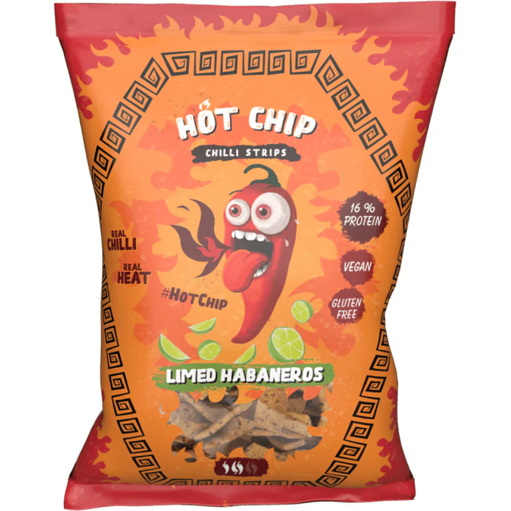 Tiras de papas fritas picantes con chile habanero al limón