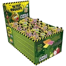 Têtes Brûlées barres de feu Jungle Barres - boîte de 150