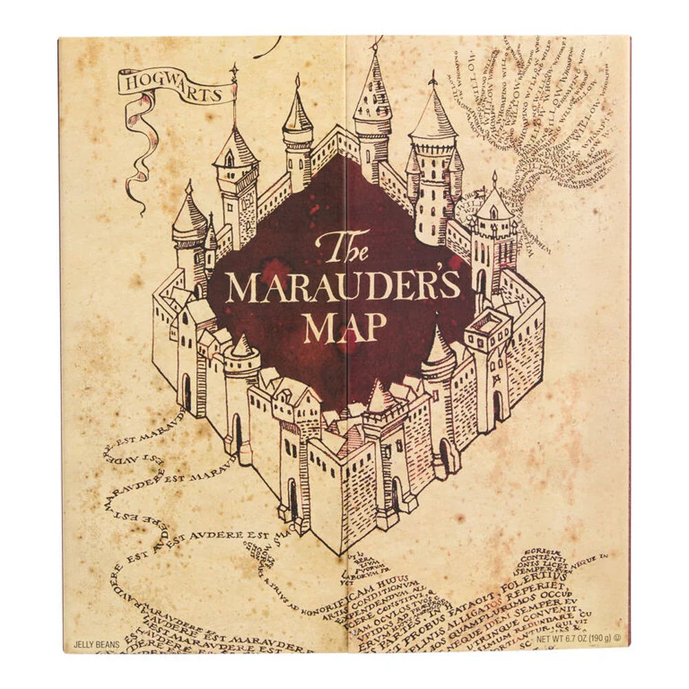 Calendario de Adviento del Mapa del Merodeador de Harry Potter de Jelly Belly