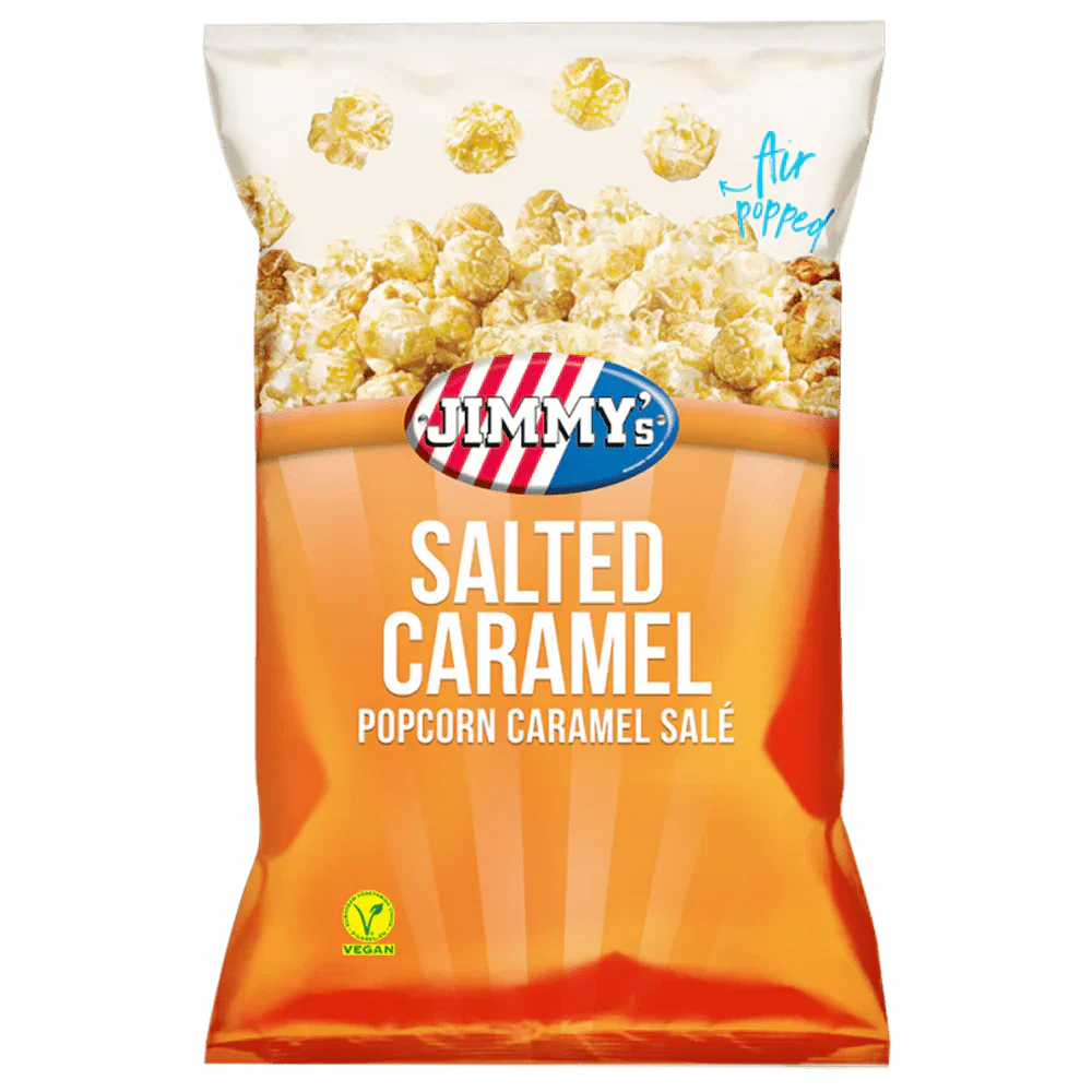 Palomitas de maíz con caramelo salado de Jimmy