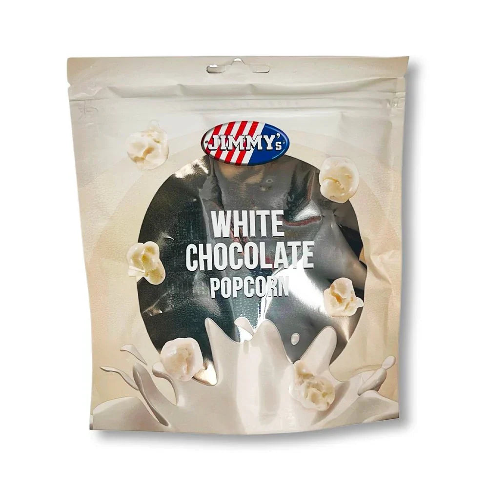 Palomitas de maíz con chocolate blanco de Jimmy