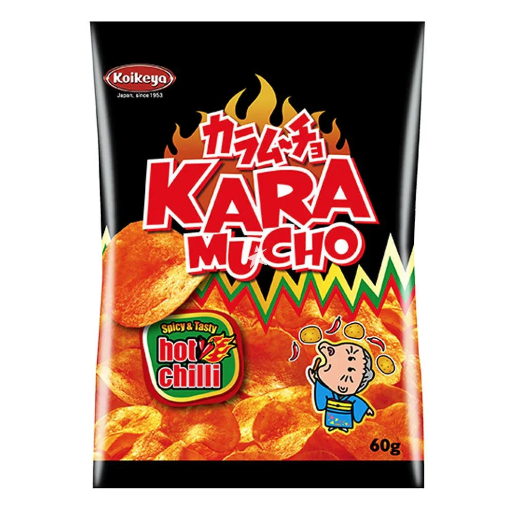 Papas fritas planas Karamucho con chile picante
