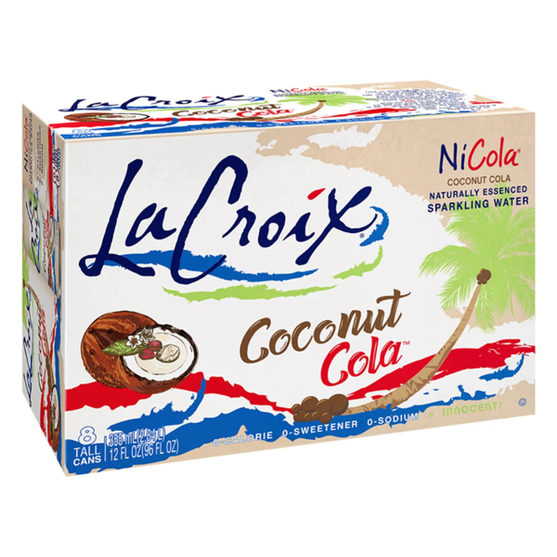 LaCroix Coconut Cola X8