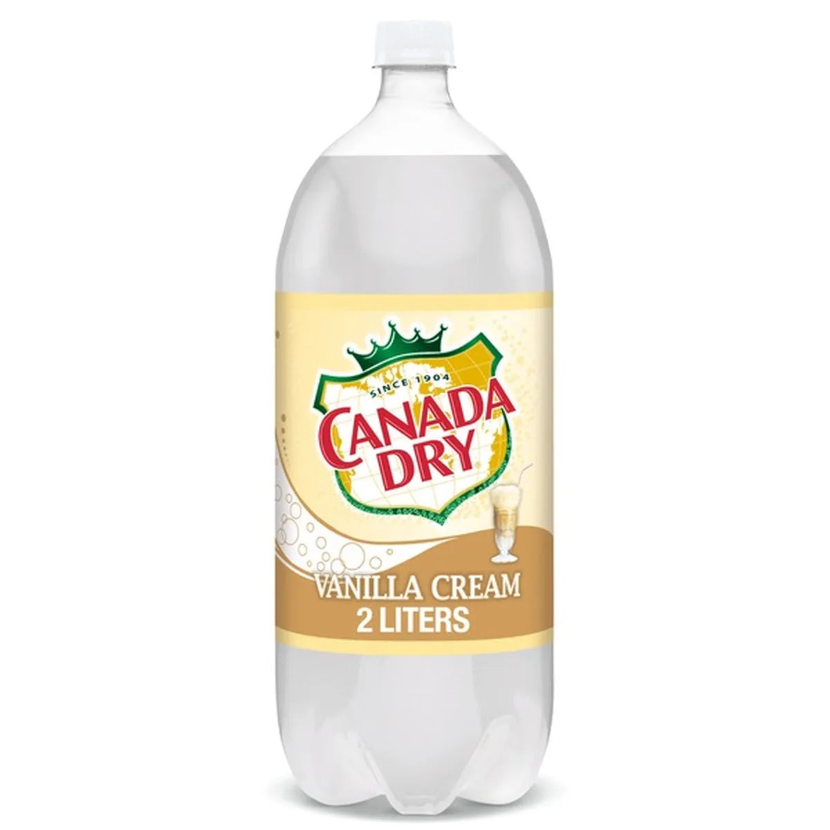 Bouteille de crème à la vanille Canada Dry 2L