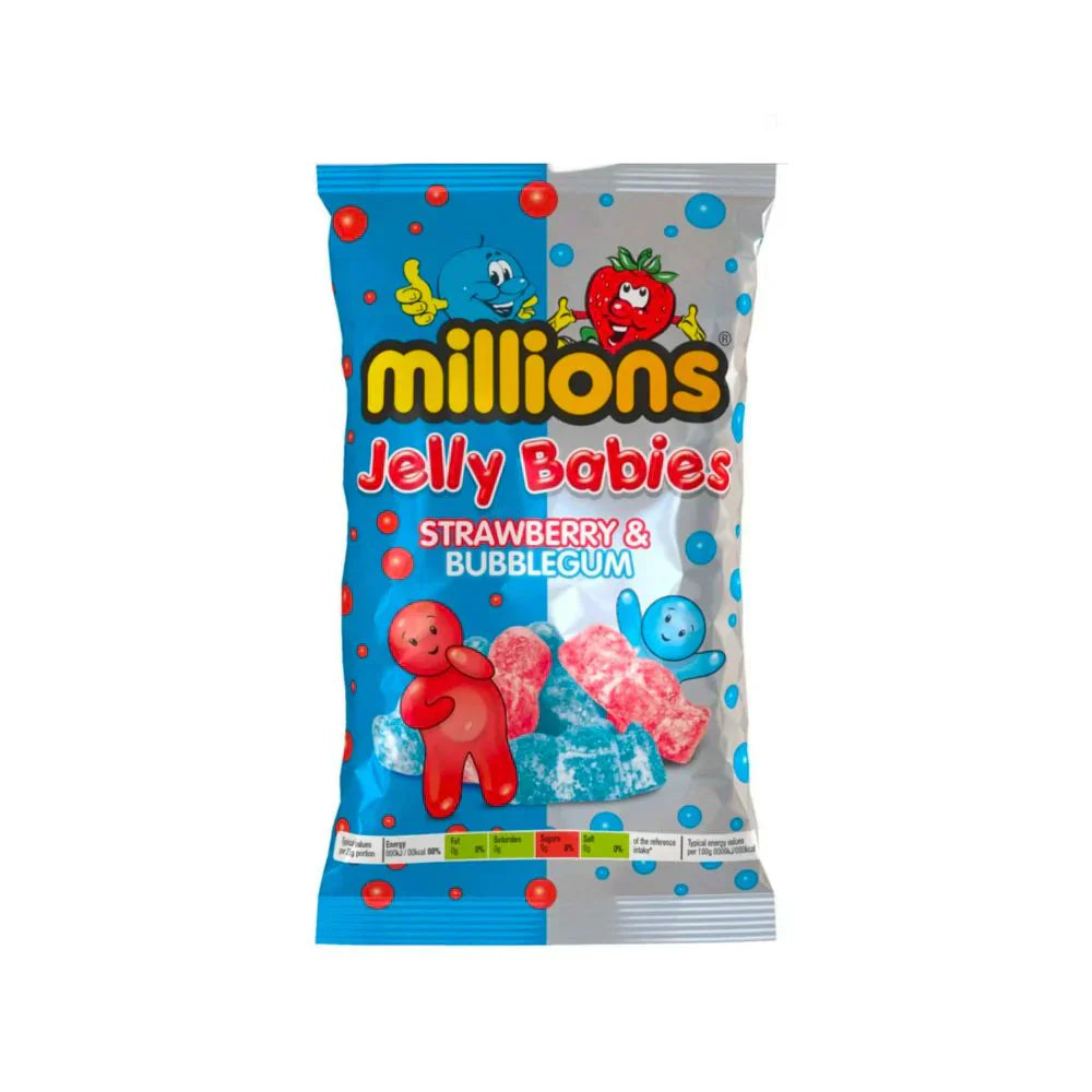Chicle de fresa Millions Jelly Babies