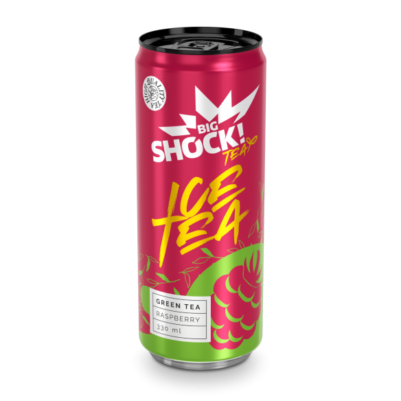 Té helado Big Shock de frambuesa