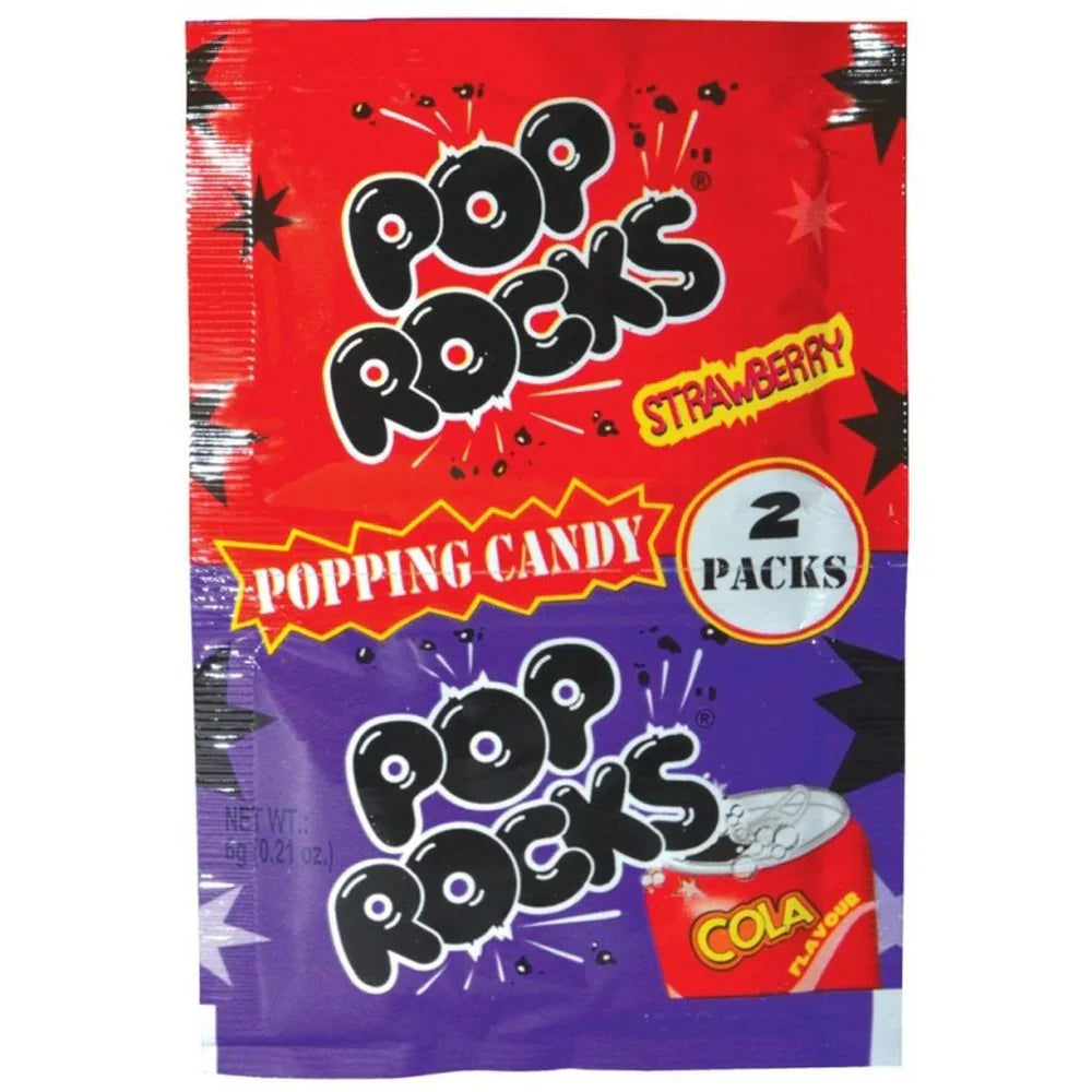 Pop Rocks Popping Candy Strawberry Cola