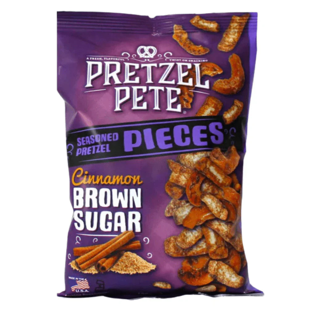 Pretzel Pete Pieces Canela Azúcar Morena