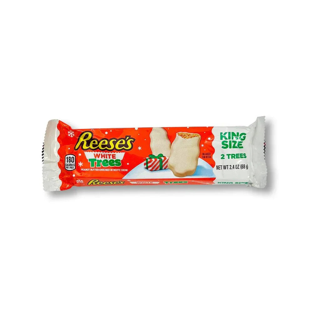 Árbol grande de chocolate blanco y mantequilla de cacahuete de Reese