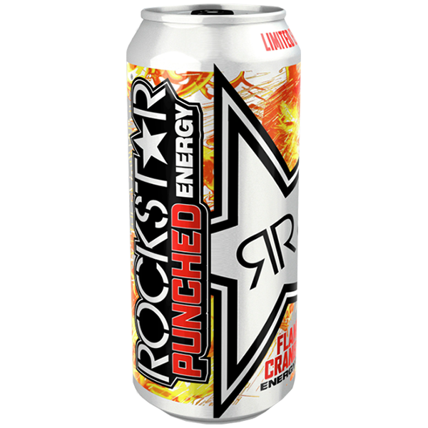 Rockstar Energy Punched Flaming Cranberry