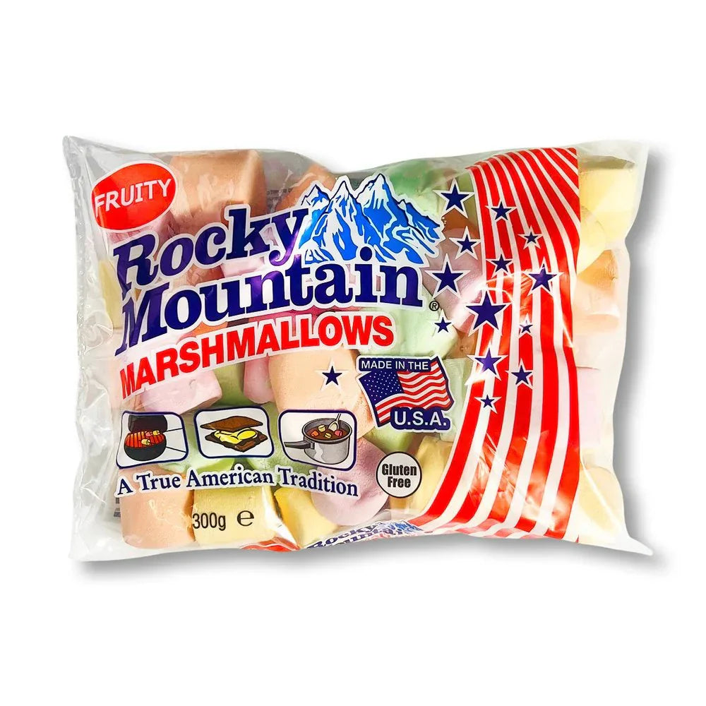 Malvaviscos de las Montañas Rocosas con sabor a fruta