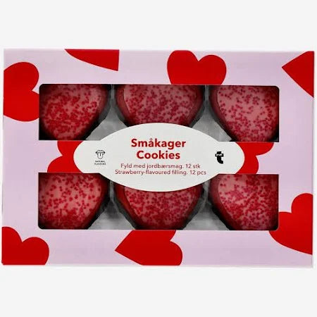 Corazones de galletas Smakager