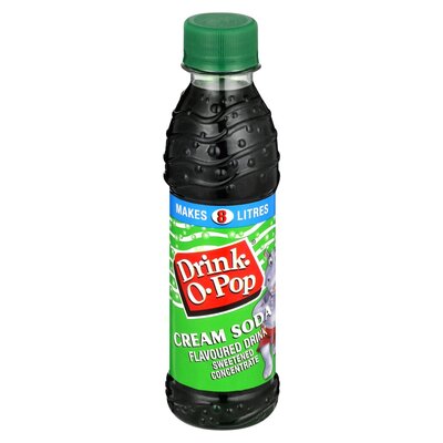 Drink-O-Pop Cream Soda – Boisson concentrée 2L