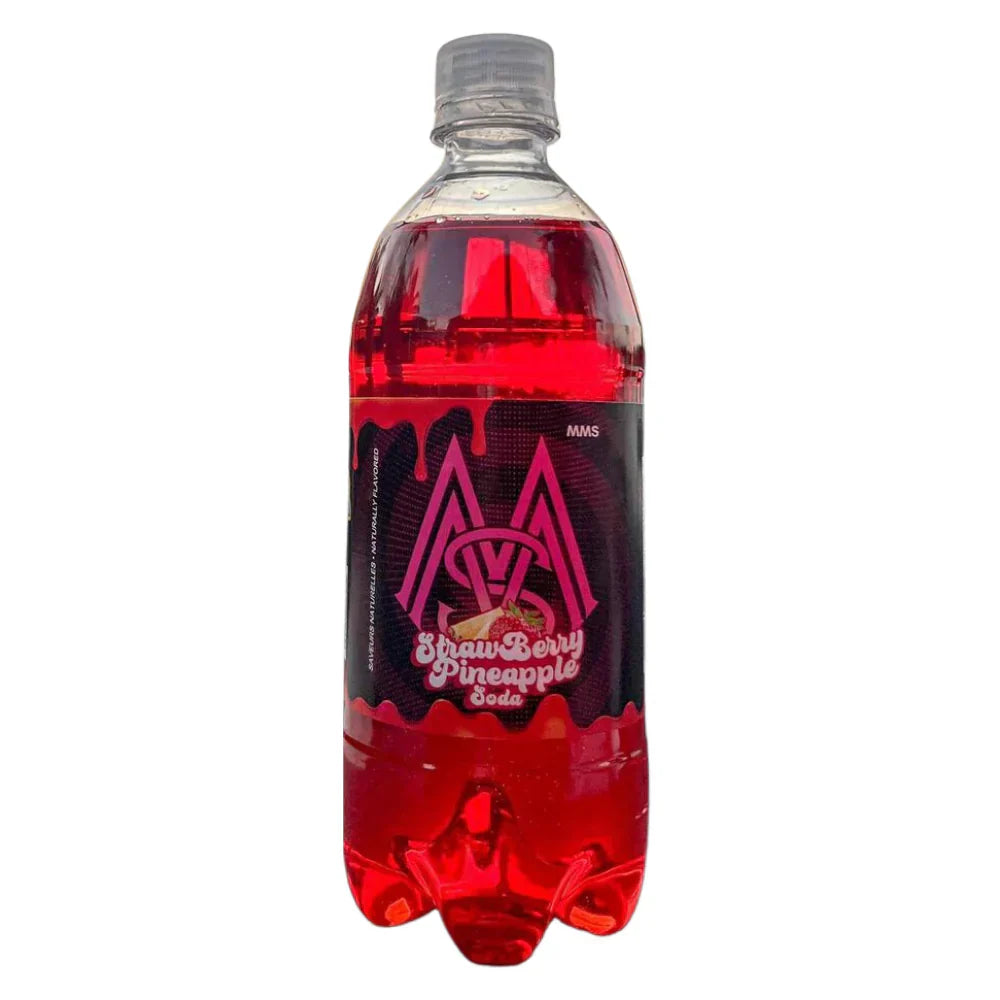 Exotic Pop Rap Soda x MVS Strawberry Pineapple Soda