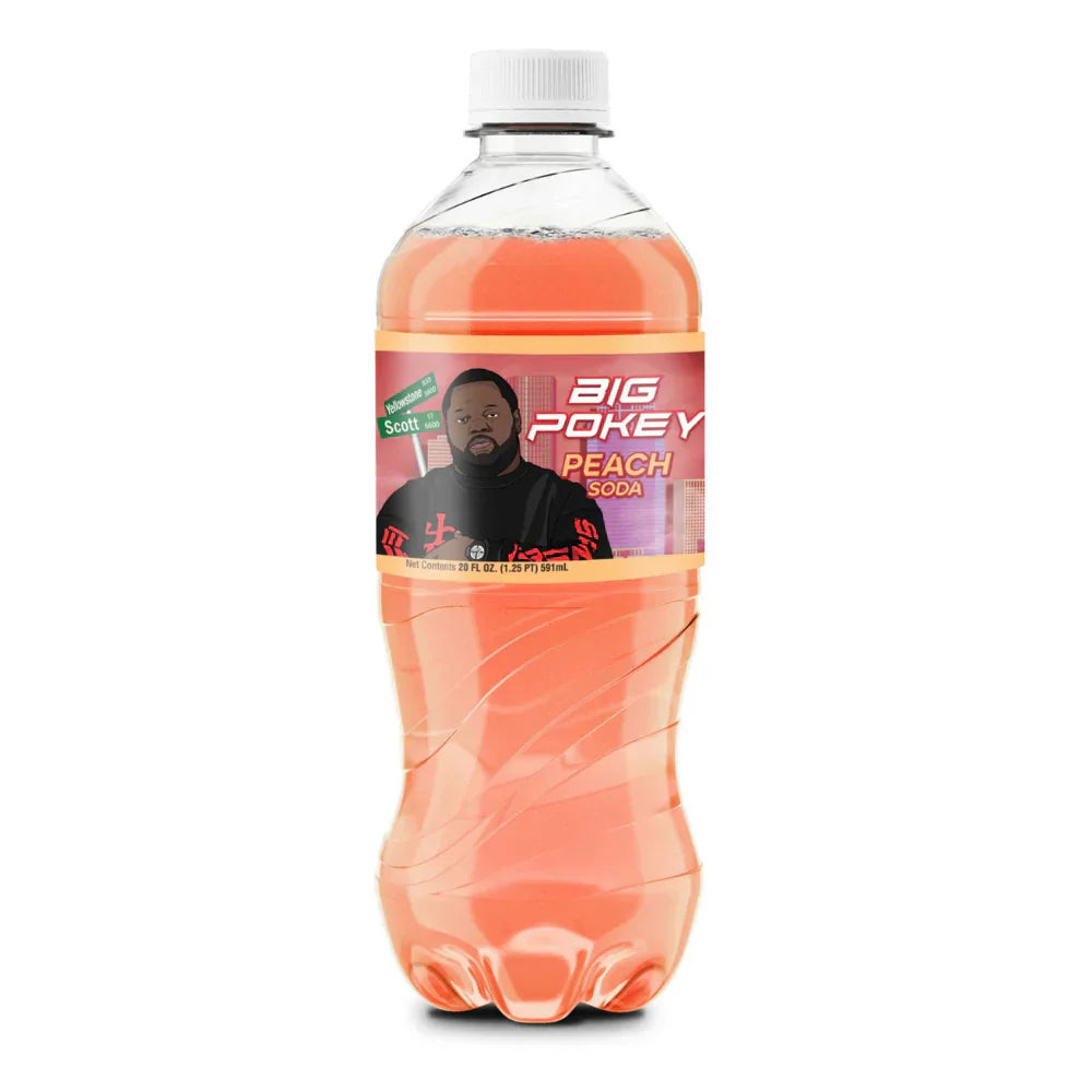 Exotic Pop Big Pokey Peach Soda