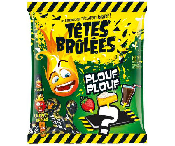 Têtes Brûlées – Plouf Plouf – Bombones explosivos y acidulés 180gr