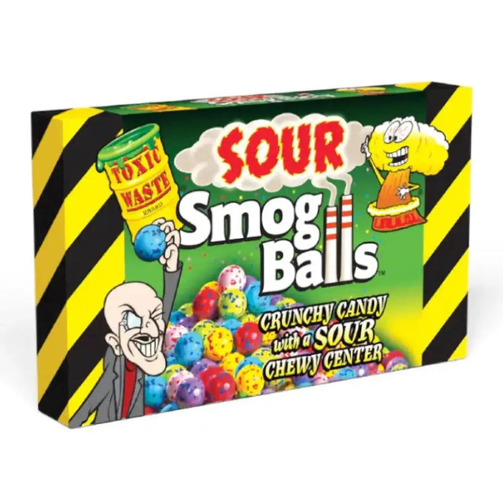 Boules de smog acide et déchets toxiques