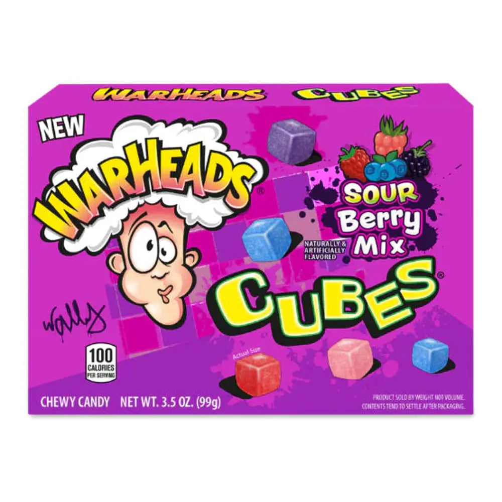 Cubes Warheads aux baies acidulées