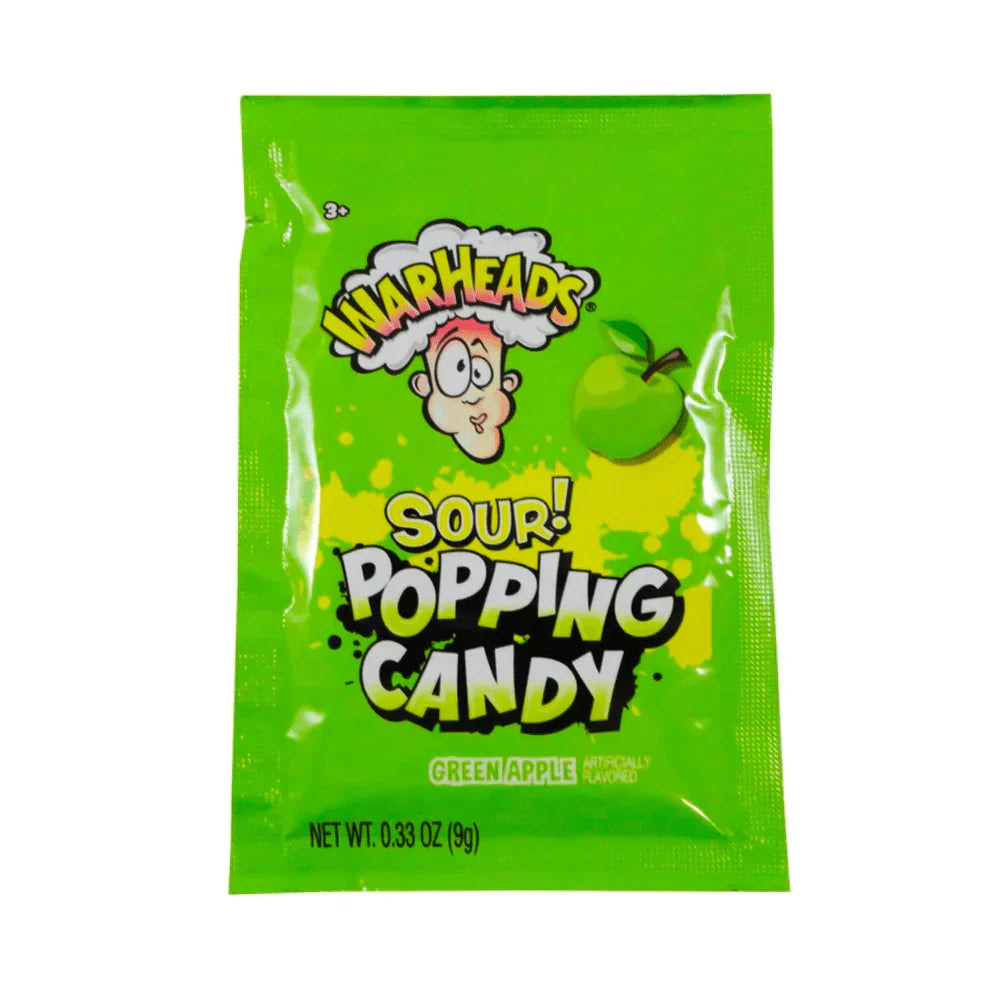 Bonbons acidulés éclatants à la pomme verte Warheads