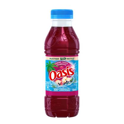 Oasis Pomme Cassis / Framboise 50 cl .