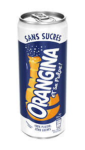 Orangina sans sucre 33 cl .