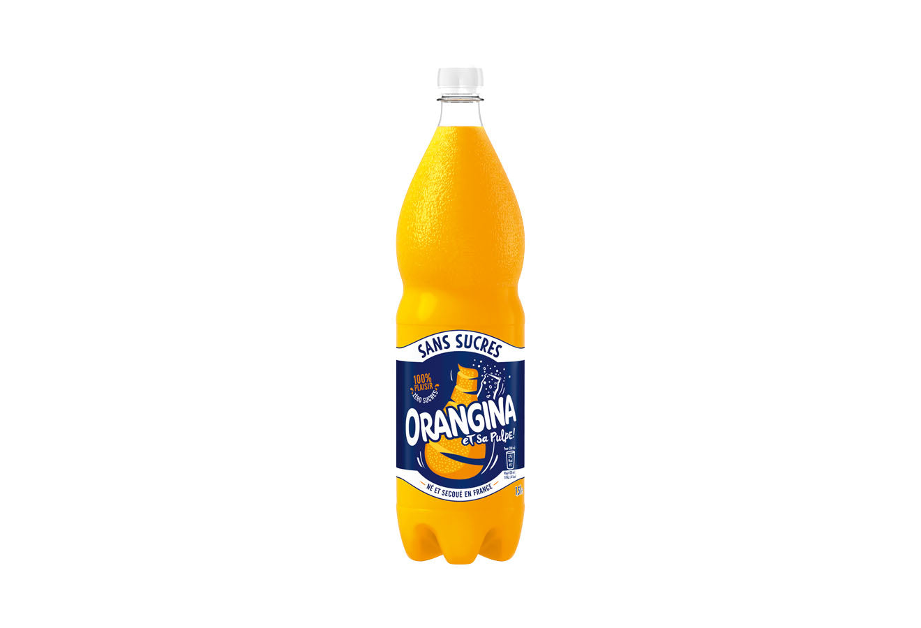 Orangina sans sucre 1.5 lt .