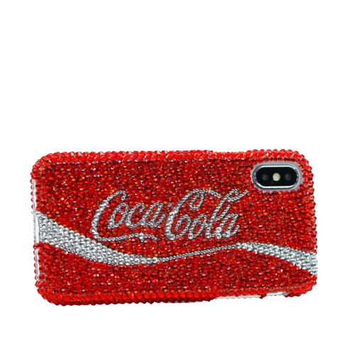 Coque iPhone Coca-Cola Strass 