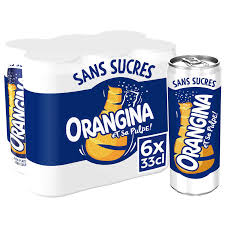 Orangina sans sucre 6 x 33 cl .
