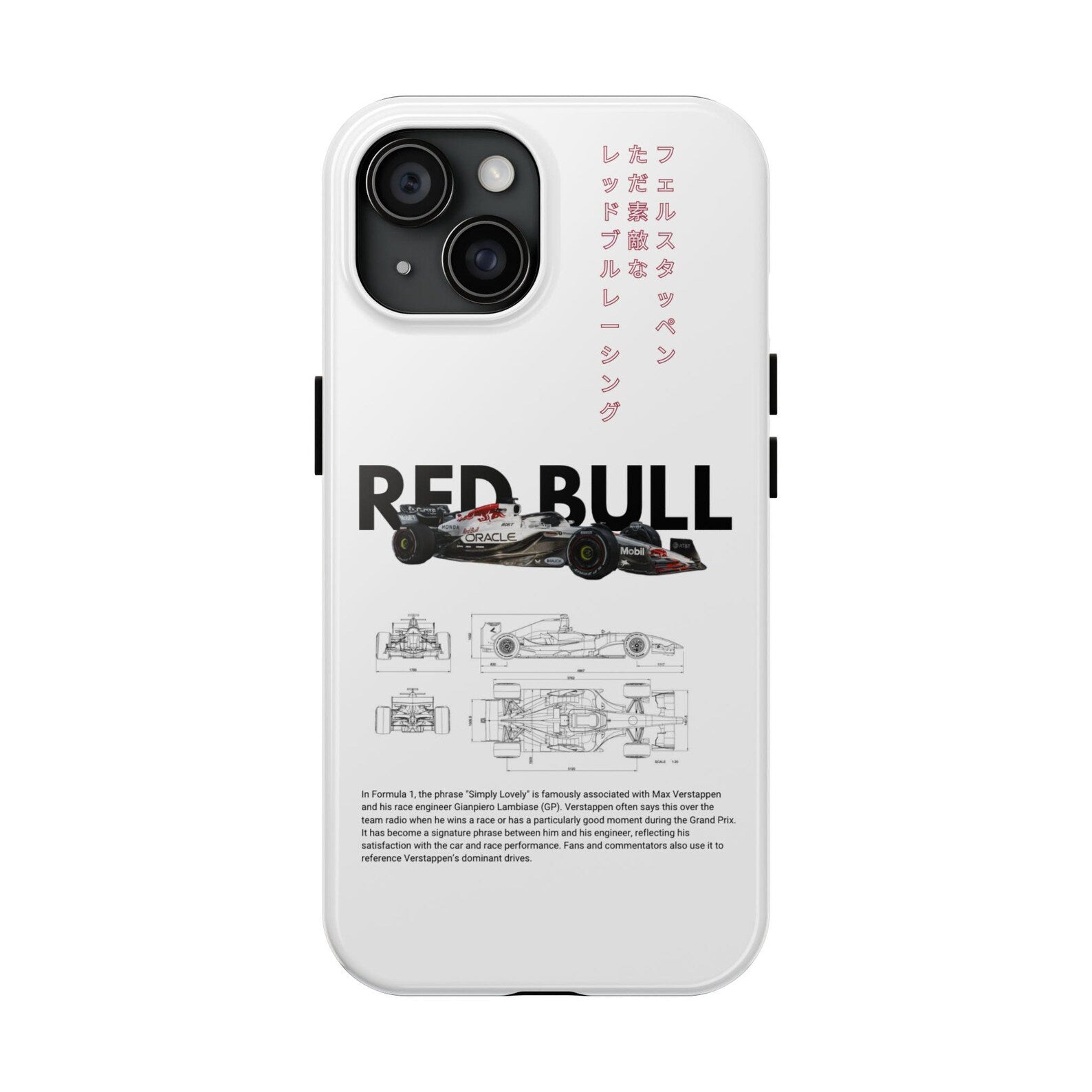 Coque iPhone Red Bull Racing Formula