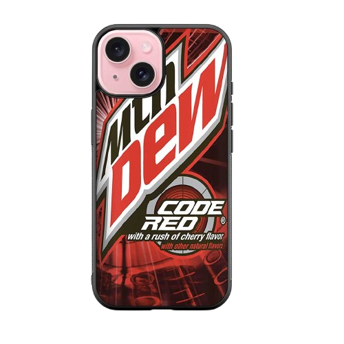Coque iPhone Mountain Dew Code Red