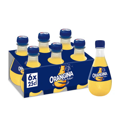 Orangina 6x25 cl plastique