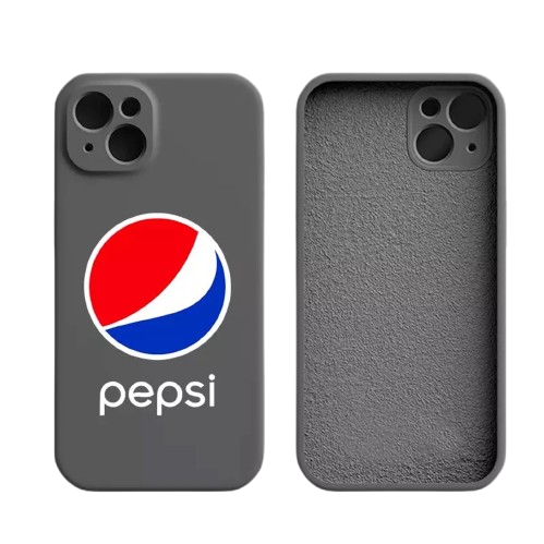 Coque iPhone Pepsi Gris
