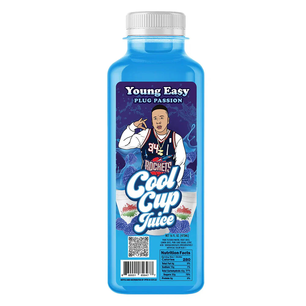 Exotic Pop x Cool Cup Juice Young Ea$y Plug Passion Frambuesa azul